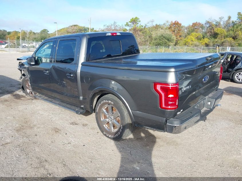 2015 Ford F-150 Lariat VIN: 1FTEW1CF3FKD53713 Lot: 43934614