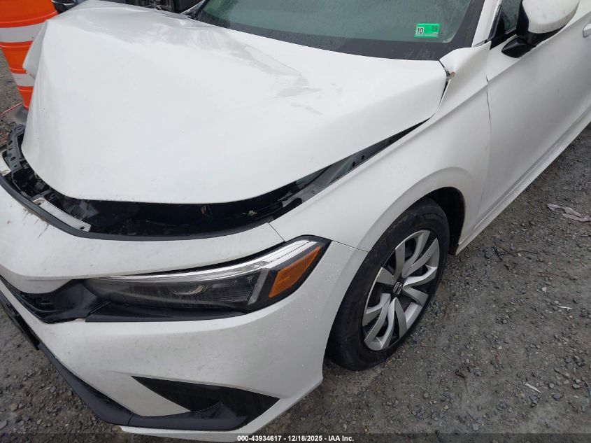 2023 Honda Civic Lx VIN: 2HGFE2F28PH566902 Lot: 43934617