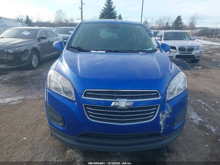 2016 Chevrolet Trax 1Ls VIN: KL7CJKSB9GB646766 Lot: 43934621