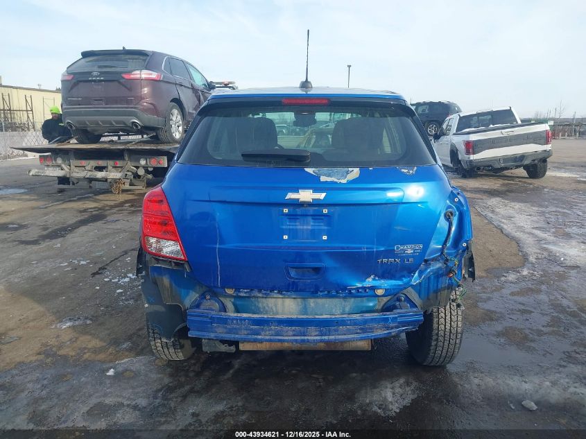 2016 Chevrolet Trax 1Ls VIN: KL7CJKSB9GB646766 Lot: 43934621