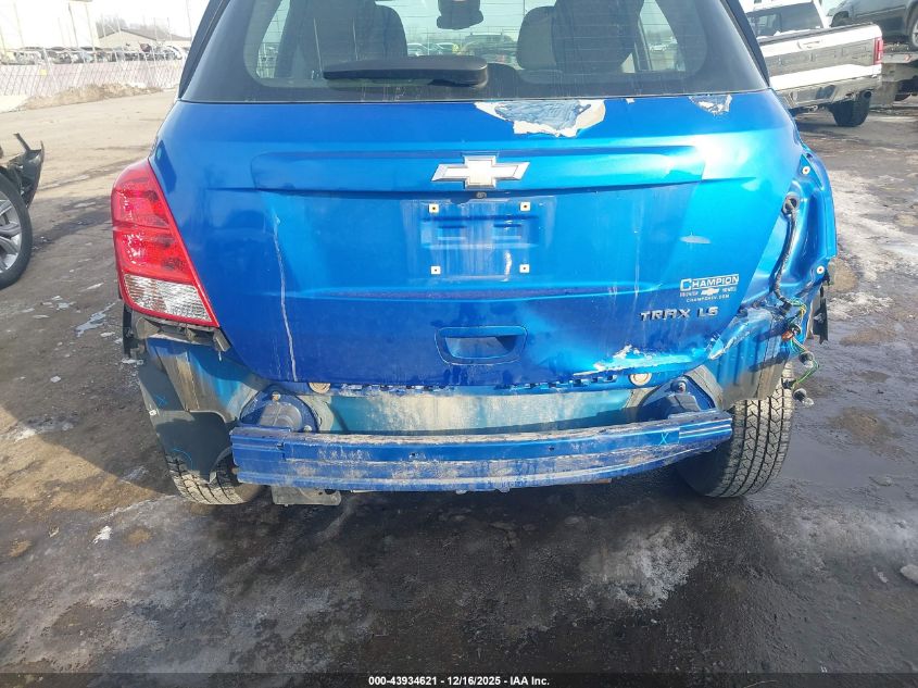 2016 Chevrolet Trax 1Ls VIN: KL7CJKSB9GB646766 Lot: 43934621