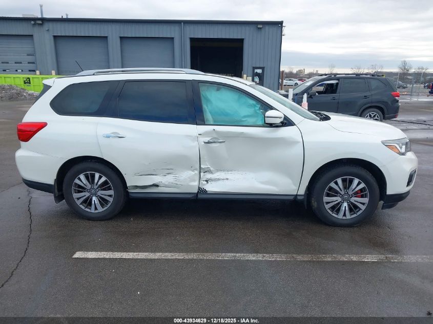 2017 Nissan Pathfinder Sl VIN: 5N1DR2MM0HC662392 Lot: 43934629