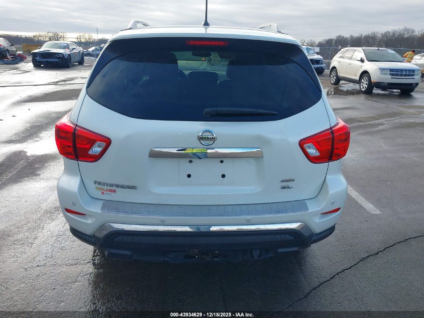 2017 Nissan Pathfinder Sl VIN: 5N1DR2MM0HC662392 Lot: 43934629