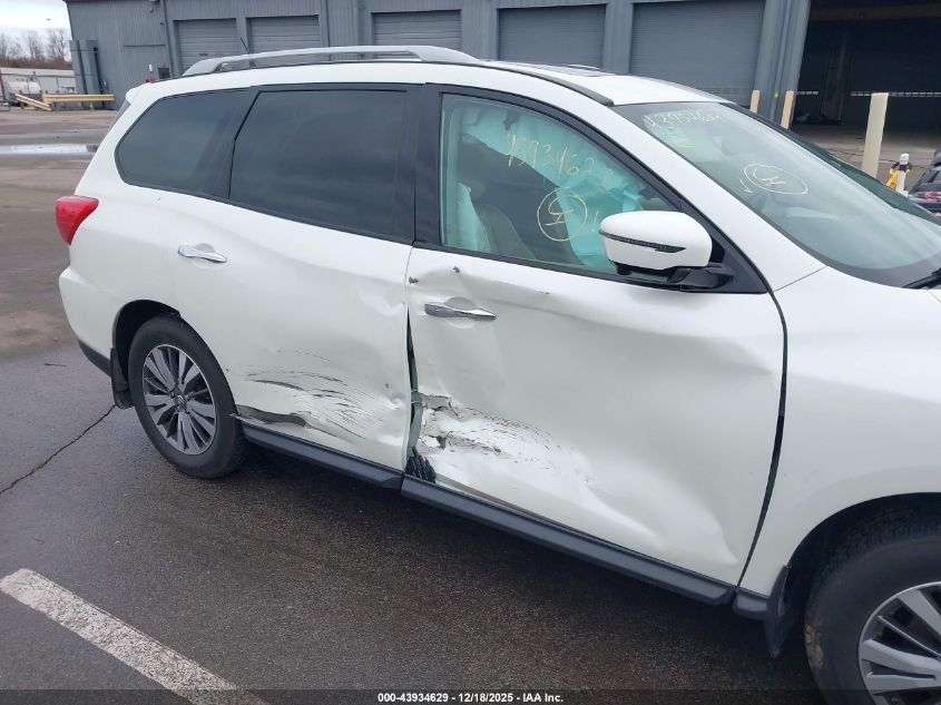 2017 Nissan Pathfinder Sl VIN: 5N1DR2MM0HC662392 Lot: 43934629