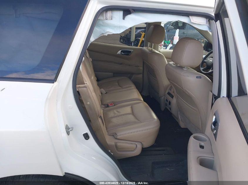 2017 Nissan Pathfinder Sl VIN: 5N1DR2MM0HC662392 Lot: 43934629