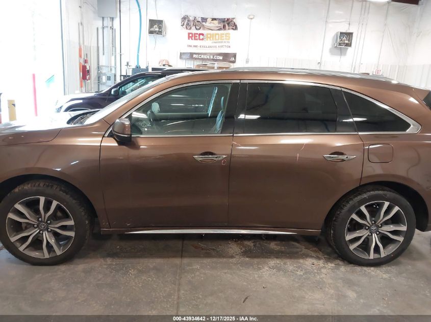 2019 Acura Mdx Advance Pkg VIN: 5J8YD4H83KL009139 Lot: 43934642