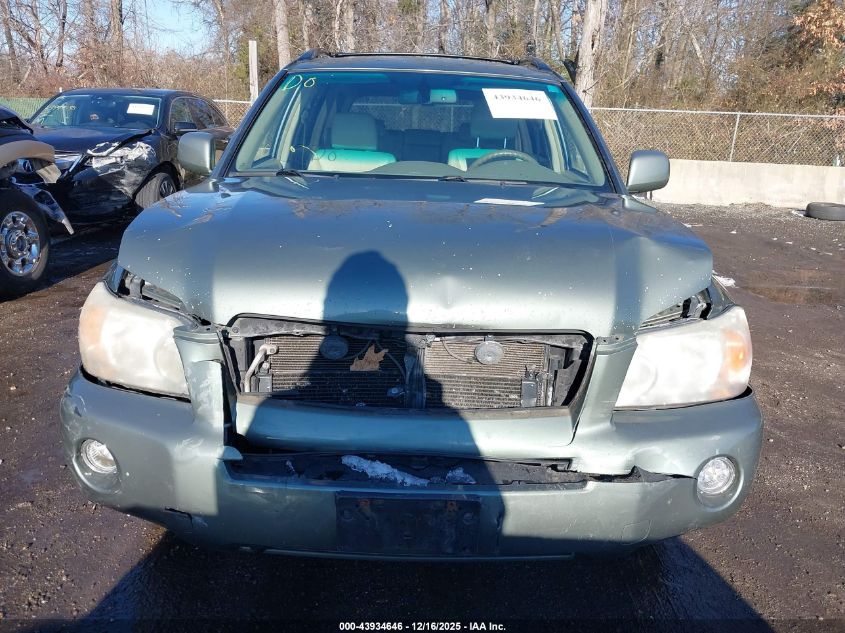 2007 Toyota Highlander Hybrid Limited V6 VIN: JTEHW21A970041852 Lot: 43934646