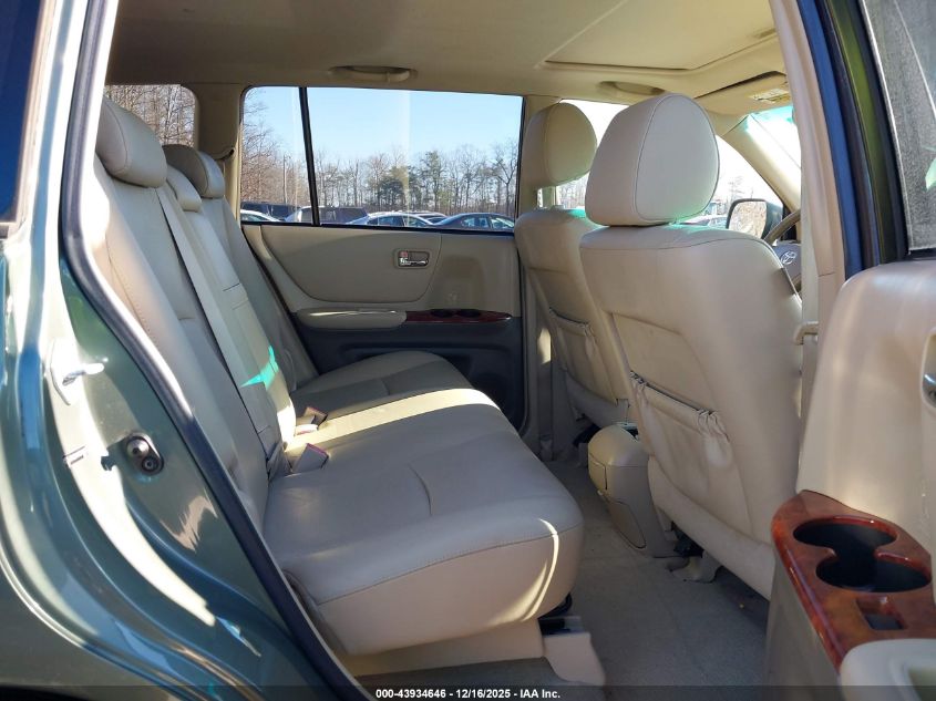 2007 Toyota Highlander Hybrid Limited V6 VIN: JTEHW21A970041852 Lot: 43934646