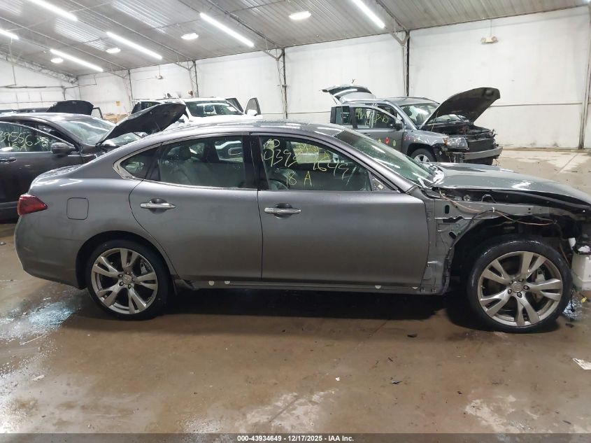 2018 Infiniti Q70 3.7X Luxe VIN: JN1BY1AR7JM220592 Lot: 43934649