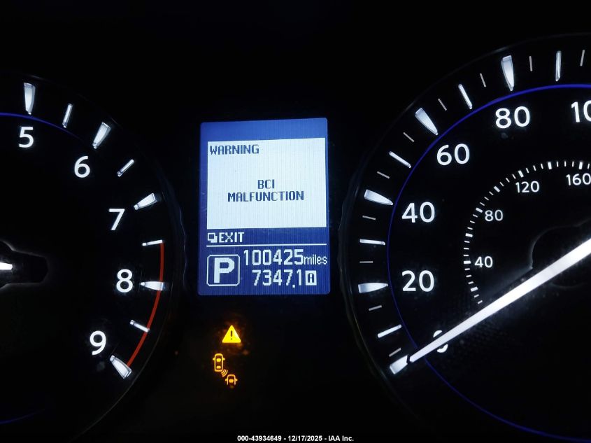 2018 Infiniti Q70 3.7X Luxe VIN: JN1BY1AR7JM220592 Lot: 43934649