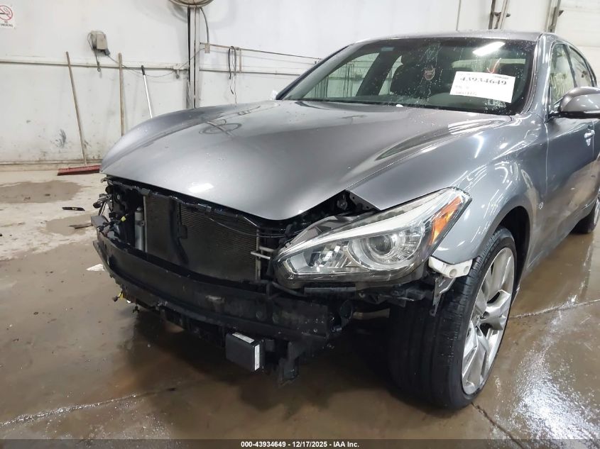 2018 Infiniti Q70 3.7X Luxe VIN: JN1BY1AR7JM220592 Lot: 43934649