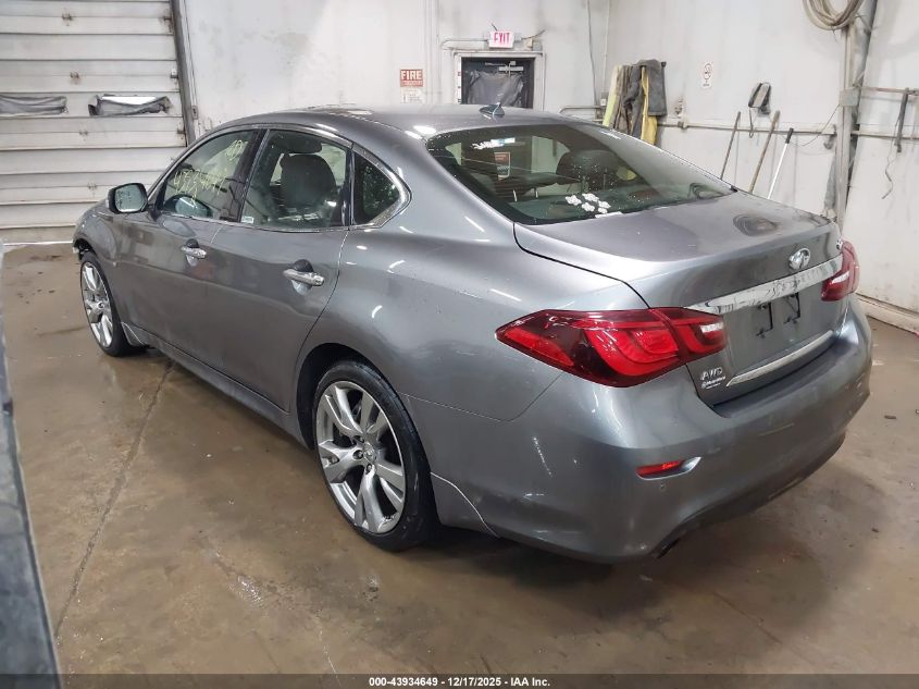 2018 Infiniti Q70 3.7X Luxe VIN: JN1BY1AR7JM220592 Lot: 43934649