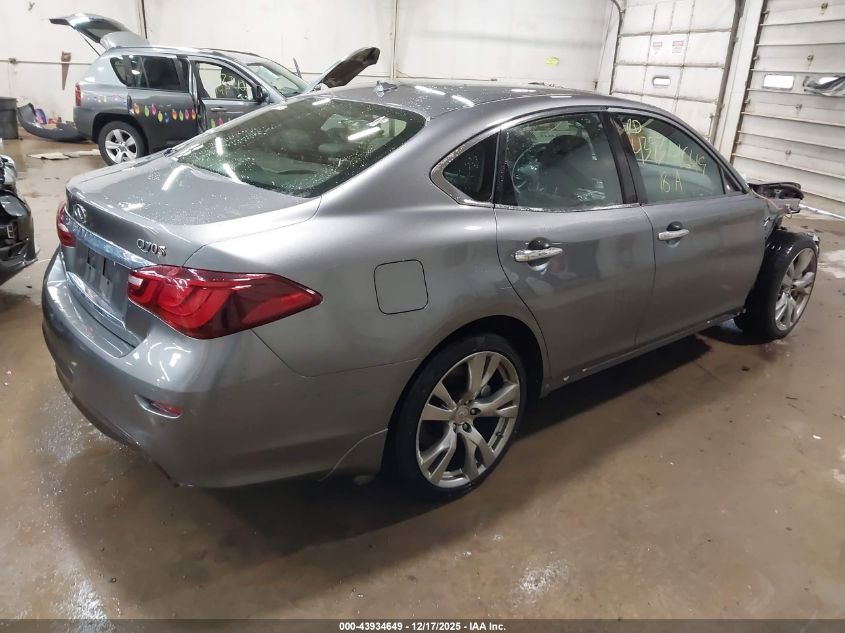 2018 Infiniti Q70 3.7X Luxe VIN: JN1BY1AR7JM220592 Lot: 43934649