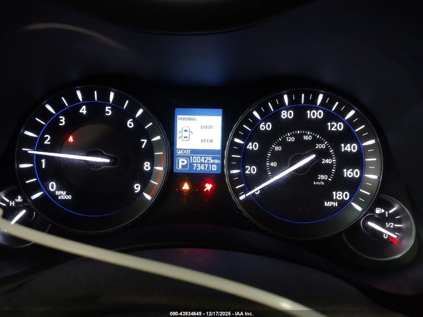 2018 Infiniti Q70 3.7X Luxe VIN: JN1BY1AR7JM220592 Lot: 43934649