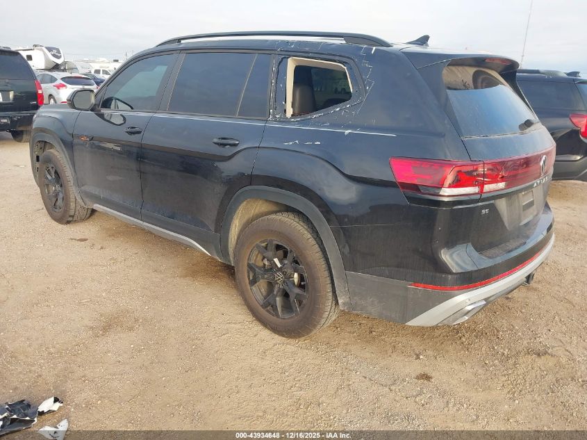 2025 Volkswagen Atlas 2.0T Peak Edition VIN: 1V2CR2CA4SC534086 Lot: 43934648