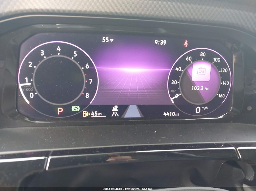 2025 Volkswagen Atlas 2.0T Peak Edition VIN: 1V2CR2CA4SC534086 Lot: 43934648