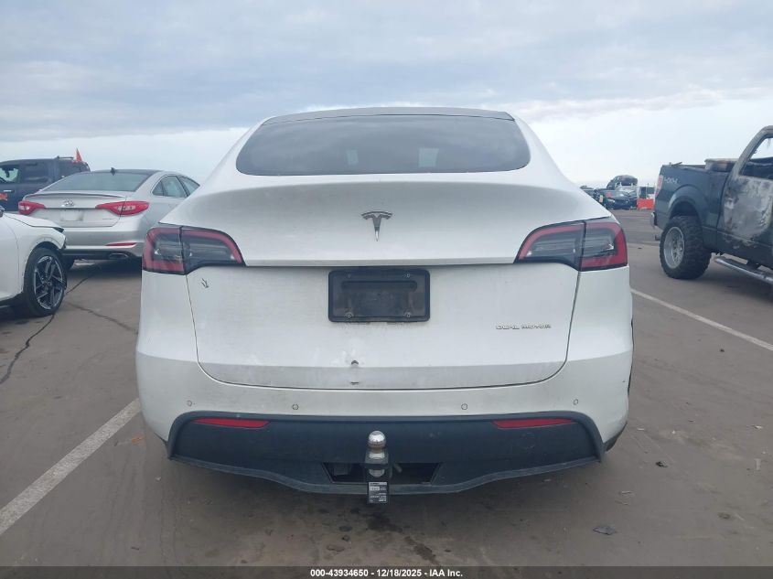 2021 Tesla Model Y Long Range Dual Motor All-Wheel Drive VIN: 5YJYGAEE9MF255004 Lot: 43934650