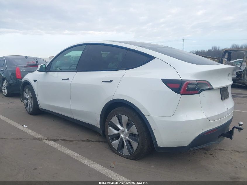 2021 Tesla Model Y Long Range Dual Motor All-Wheel Drive VIN: 5YJYGAEE9MF255004 Lot: 43934650
