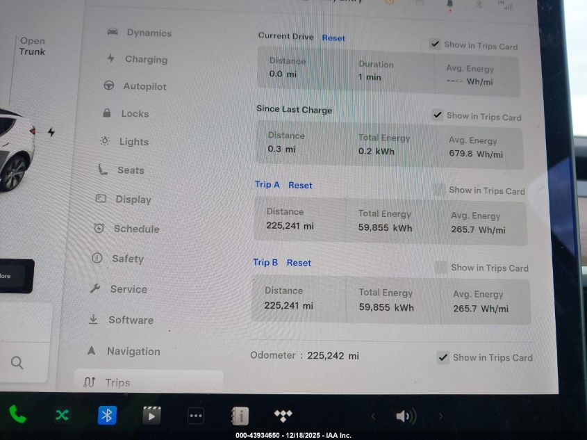 2021 Tesla Model Y Long Range Dual Motor All-Wheel Drive VIN: 5YJYGAEE9MF255004 Lot: 43934650