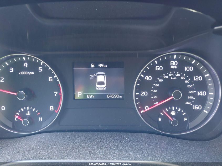 2019 Kia Forte Lxs VIN: 3KPF24AD2KE045321 Lot: 43934666