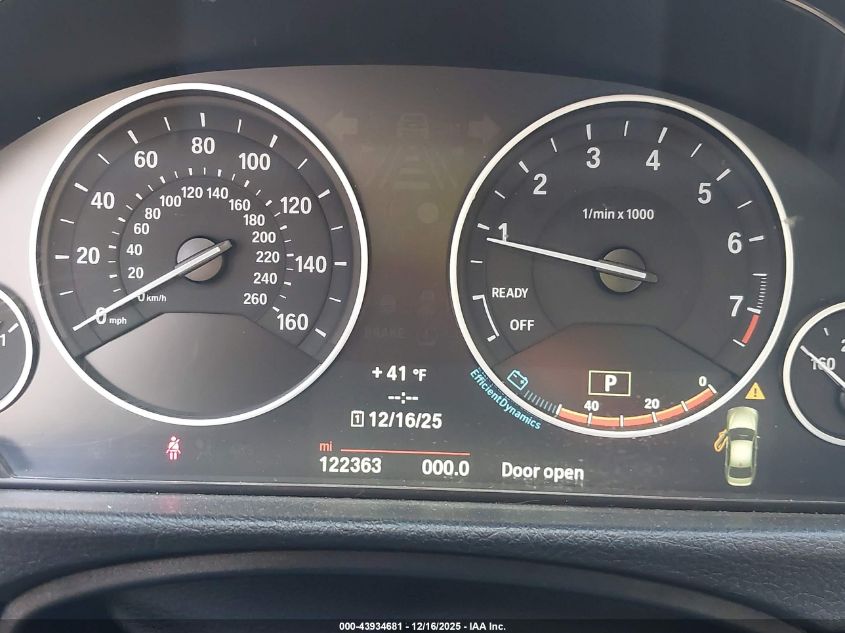 2014 BMW 328I xDrive VIN: WBA3B5G55ENS07271 Lot: 43934681