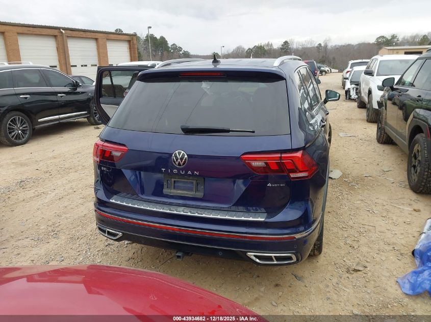 2022 Volkswagen Tiguan 2.0T Sel R-Line VIN: 3VV4B7AX1NM069415 Lot: 43934682