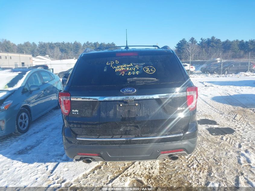 2018 Ford Explorer Xlt VIN: 1FM5K8D81JGC29838 Lot: 43934685