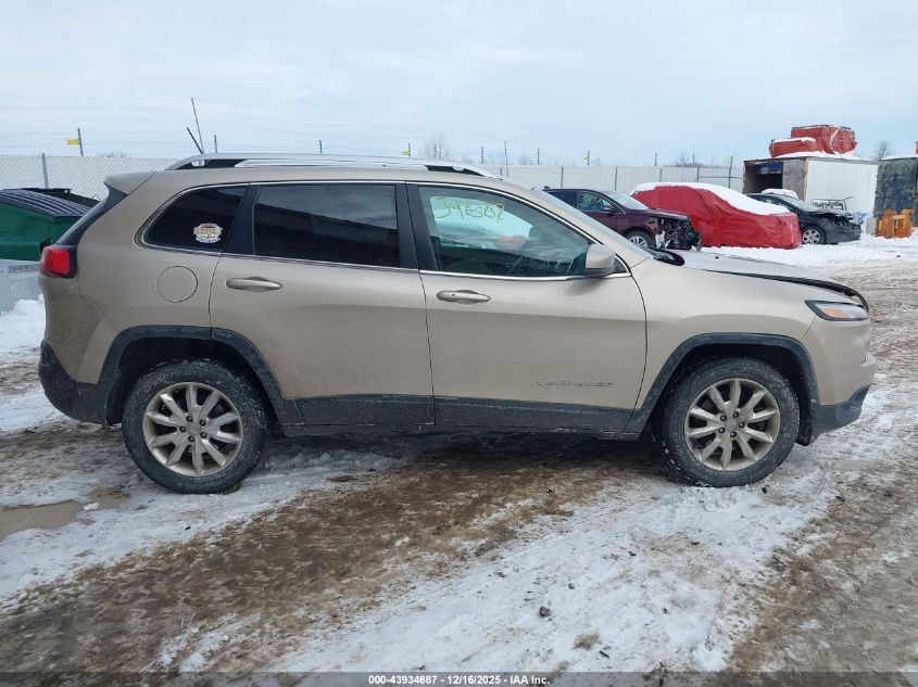 2015 Jeep Cherokee Limited VIN: 1C4PJMDS9FW556327 Lot: 43934687