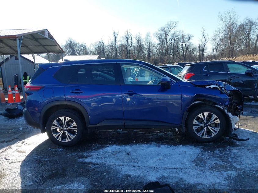 2021 Nissan Rogue Sv Fwd VIN: JN8AT3BA4MW014347 Lot: 43934688