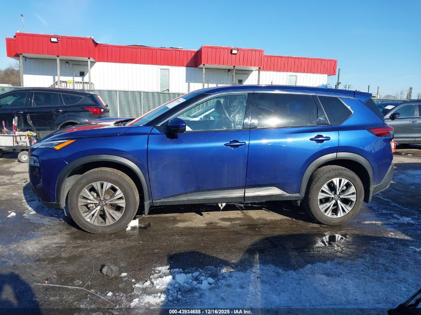 2021 Nissan Rogue Sv Fwd VIN: JN8AT3BA4MW014347 Lot: 43934688