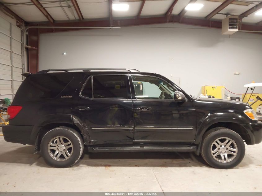 2007 Toyota Sequoia Limited V8 VIN: 5TDZT38A47S291932 Lot: 43934691