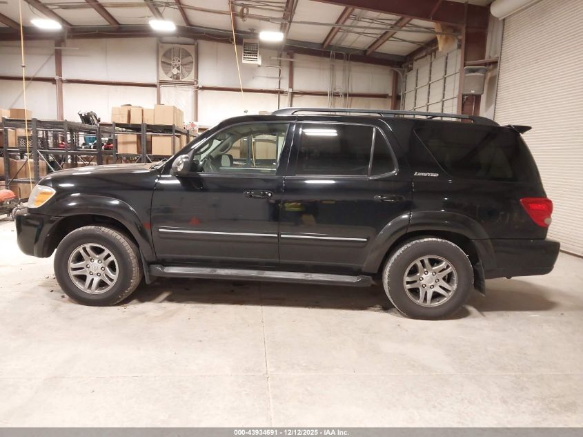2007 Toyota Sequoia Limited V8 VIN: 5TDZT38A47S291932 Lot: 43934691