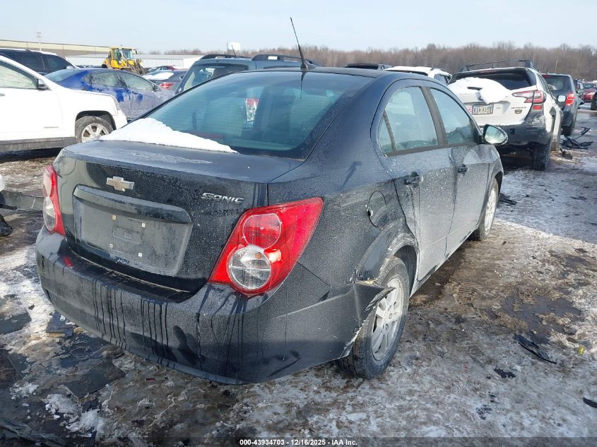 2012 Chevrolet Sonic 2Ls VIN: 1G1JA5SH1C4121921 Lot: 43934703
