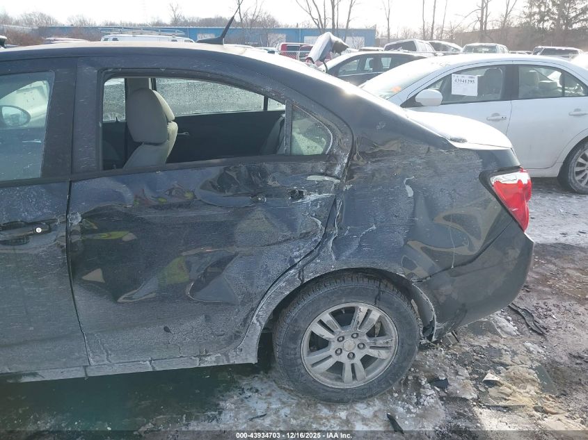 2012 Chevrolet Sonic 2Ls VIN: 1G1JA5SH1C4121921 Lot: 43934703