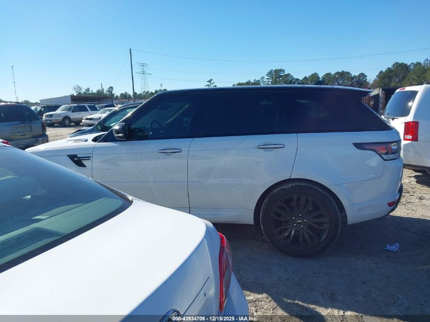 2016 Land Rover Range Rover Sport 3.0L V6 Supercharged Hse VIN: SALWS2PF7GA109739 Lot: 43934706