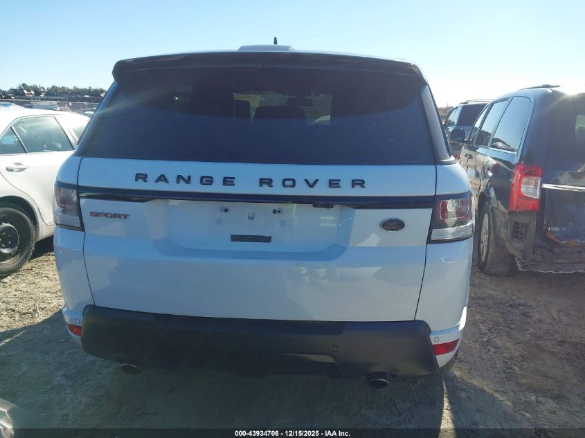 2016 Land Rover Range Rover Sport 3.0L V6 Supercharged Hse VIN: SALWS2PF7GA109739 Lot: 43934706