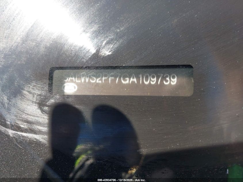 2016 Land Rover Range Rover Sport 3.0L V6 Supercharged Hse VIN: SALWS2PF7GA109739 Lot: 43934706