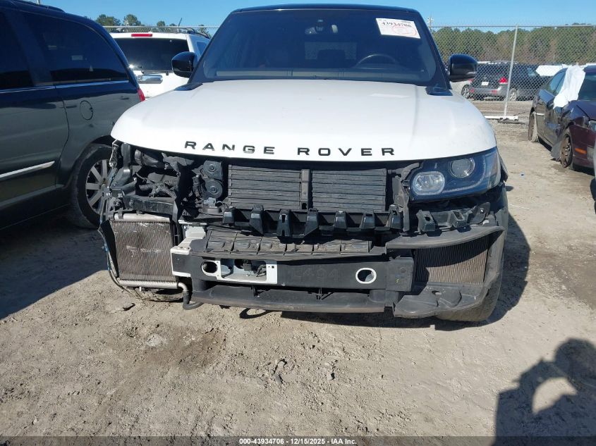 2016 Land Rover Range Rover Sport 3.0L V6 Supercharged Hse VIN: SALWS2PF7GA109739 Lot: 43934706