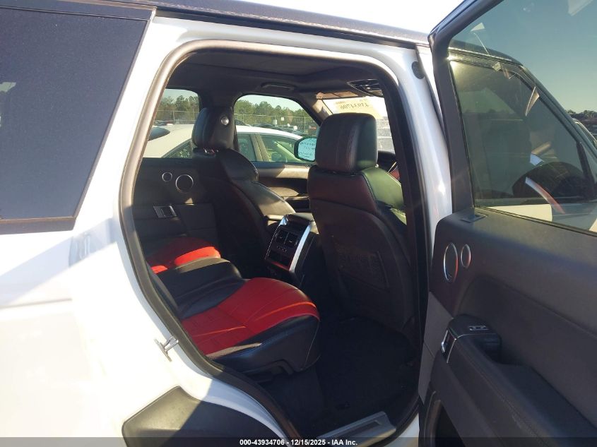 2016 Land Rover Range Rover Sport 3.0L V6 Supercharged Hse VIN: SALWS2PF7GA109739 Lot: 43934706