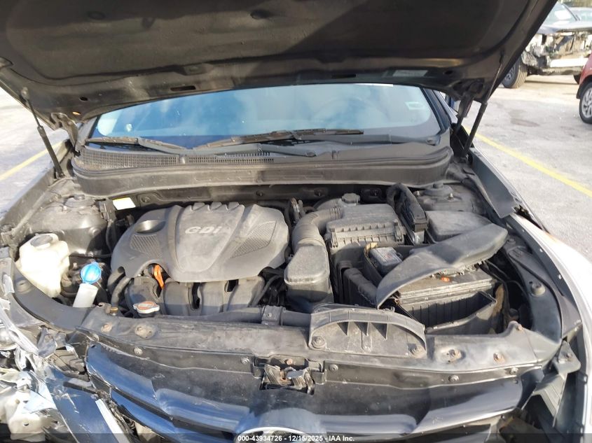 2012 Hyundai Sonata Gls VIN: 5NPEB4AC8CH501838 Lot: 43934726