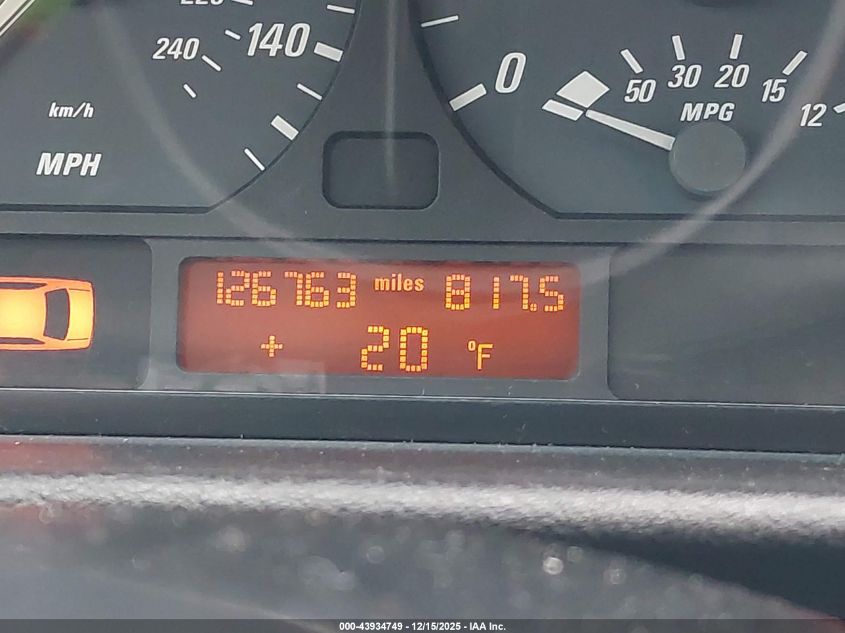 2002 BMW 325Ci VIN: WBABS33412JY43427 Lot: 43934749