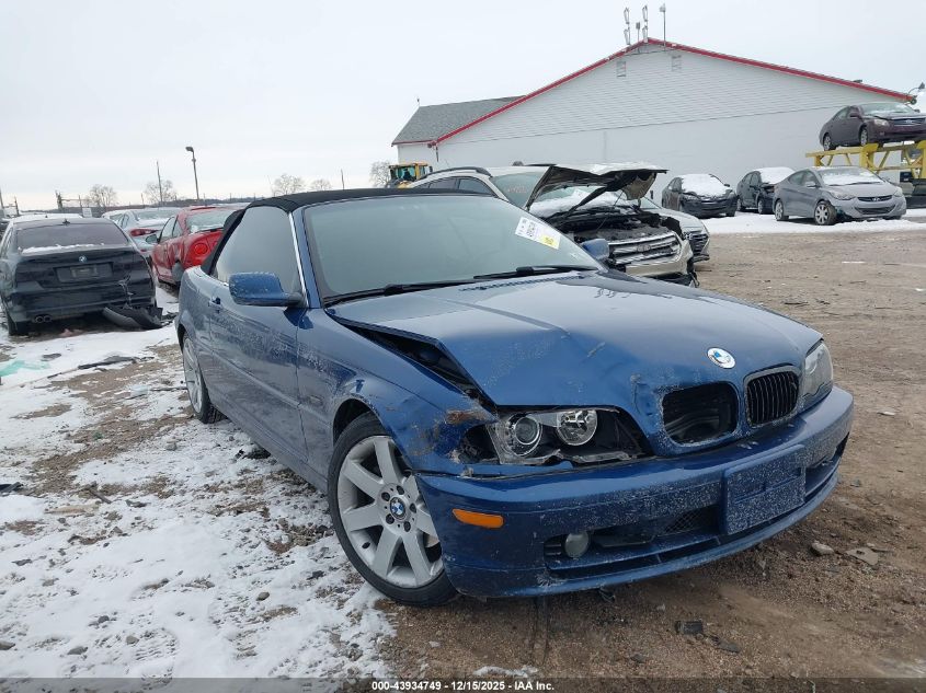 2002 BMW 325Ci VIN: WBABS33412JY43427 Lot: 43934749