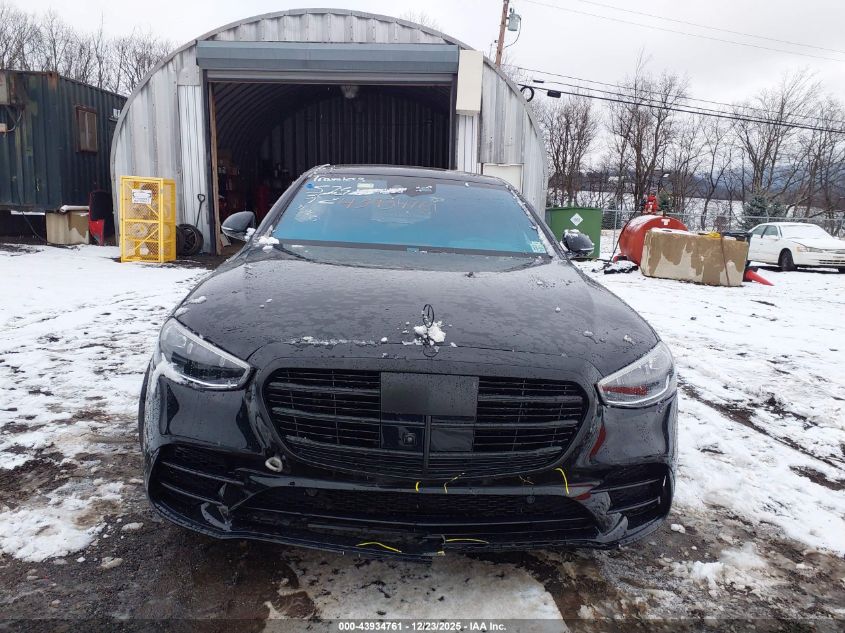 2023 Mercedes-Benz S 580 4Matic VIN: W1K6G7GB8PA181817 Lot: 43934761