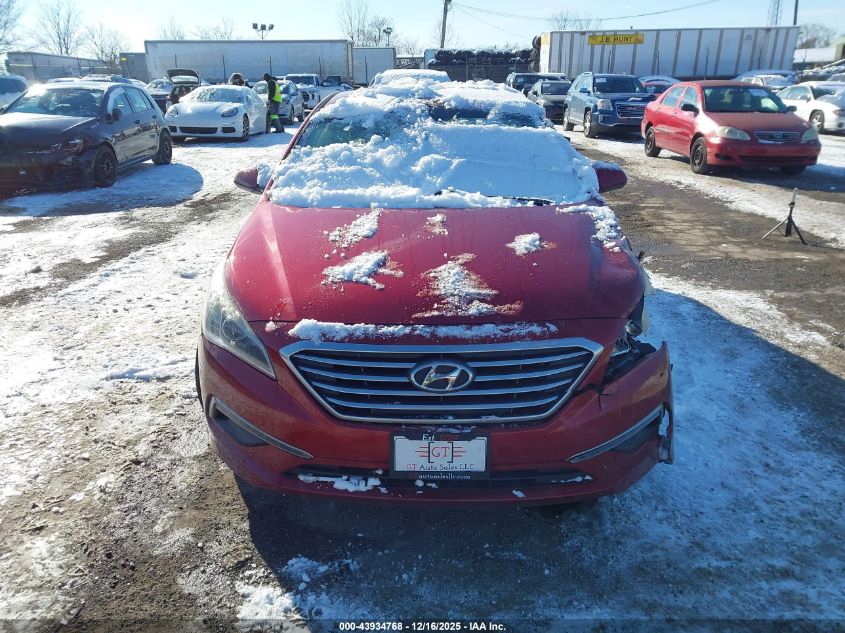 2015 Hyundai Sonata Se VIN: 5NPE24AF0FH136084 Lot: 43934768