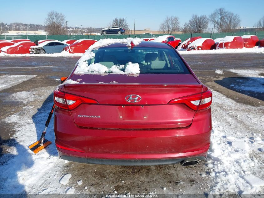 2015 Hyundai Sonata Se VIN: 5NPE24AF0FH136084 Lot: 43934768