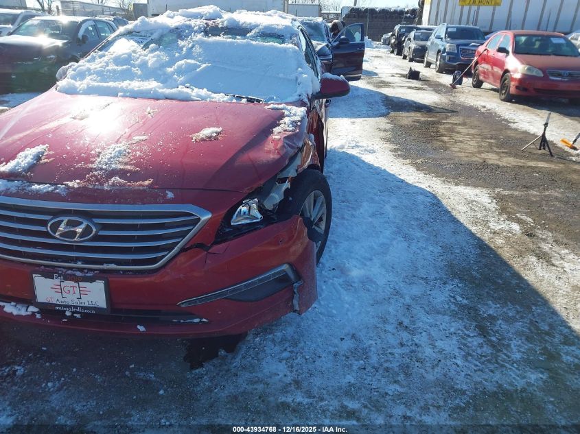 2015 Hyundai Sonata Se VIN: 5NPE24AF0FH136084 Lot: 43934768