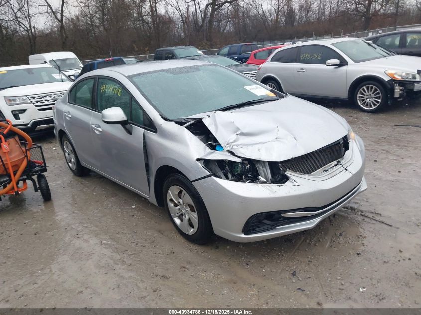 2013 Honda Civic Lx VIN: 19XFB2F55DE078113 Lot: 43934788