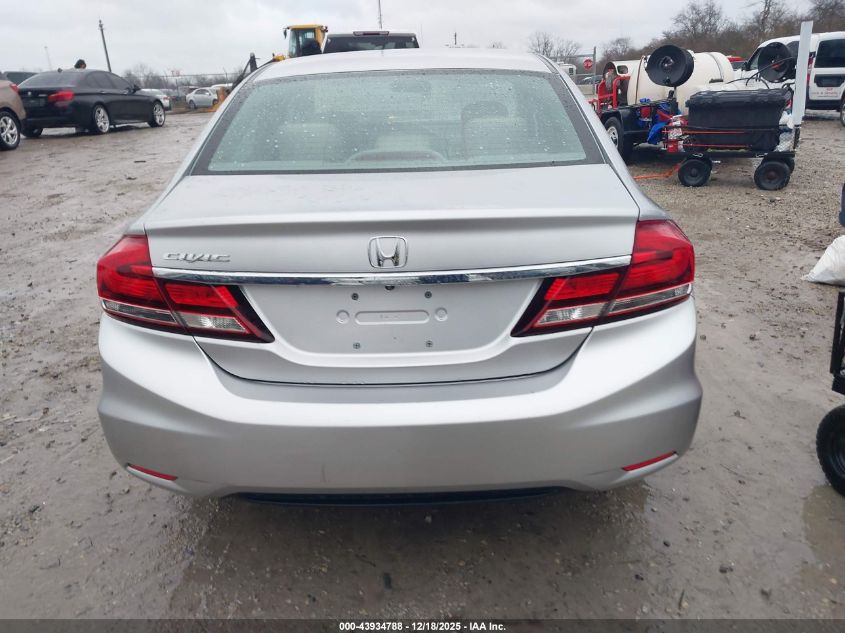 2013 Honda Civic Lx VIN: 19XFB2F55DE078113 Lot: 43934788