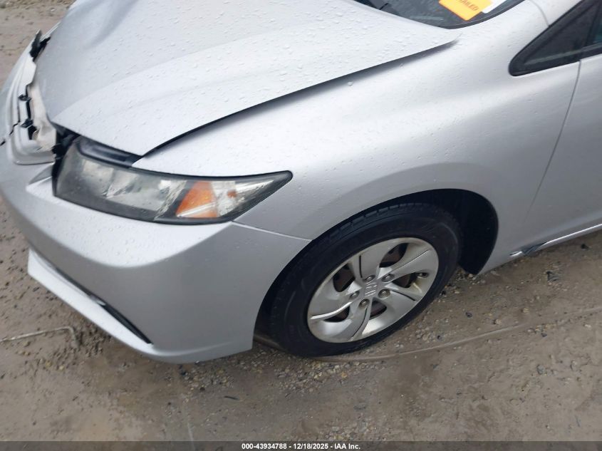 2013 Honda Civic Lx VIN: 19XFB2F55DE078113 Lot: 43934788