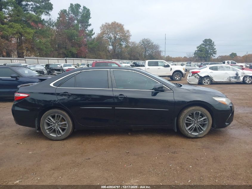 2016 Toyota Camry Se VIN: 4T1BF1FK5GU248829 Lot: 43934797